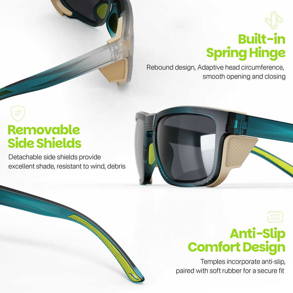 WORLUX sports sunglasses with polarized mirrored lens for hiking and climbing - image 5