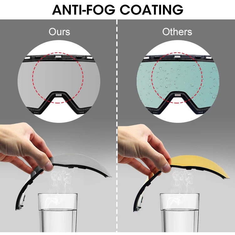 WORLUX ski goggles with anti-fog UV400 lens for snowboarding - image 6