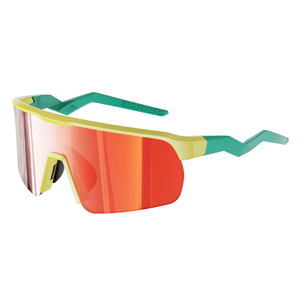 WORLUX KN15-22-C2 sports sunglasses with polarized mirrored lens for cycling and running - image 1