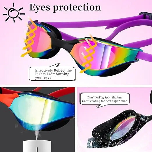 WORLUX anti-fog swim goggles for pool training - image 4
