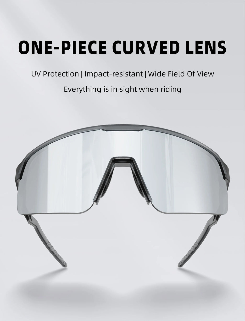 WORLUX KN15-22-C2 sports sunglasses with polarized mirrored lens for cycling and running - image 12