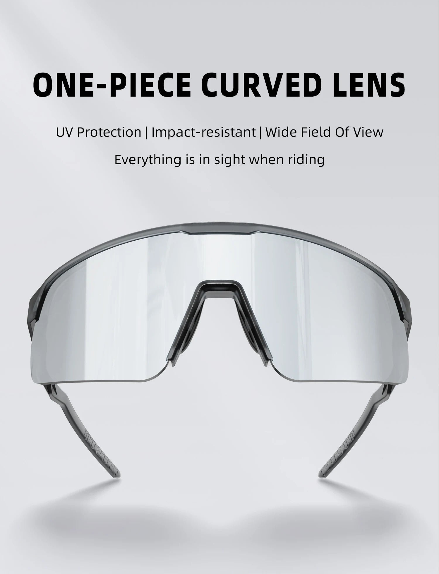 WORLUX KN15-22-C2 sports sunglasses with polarized mirrored lens for cycling and running - image 12