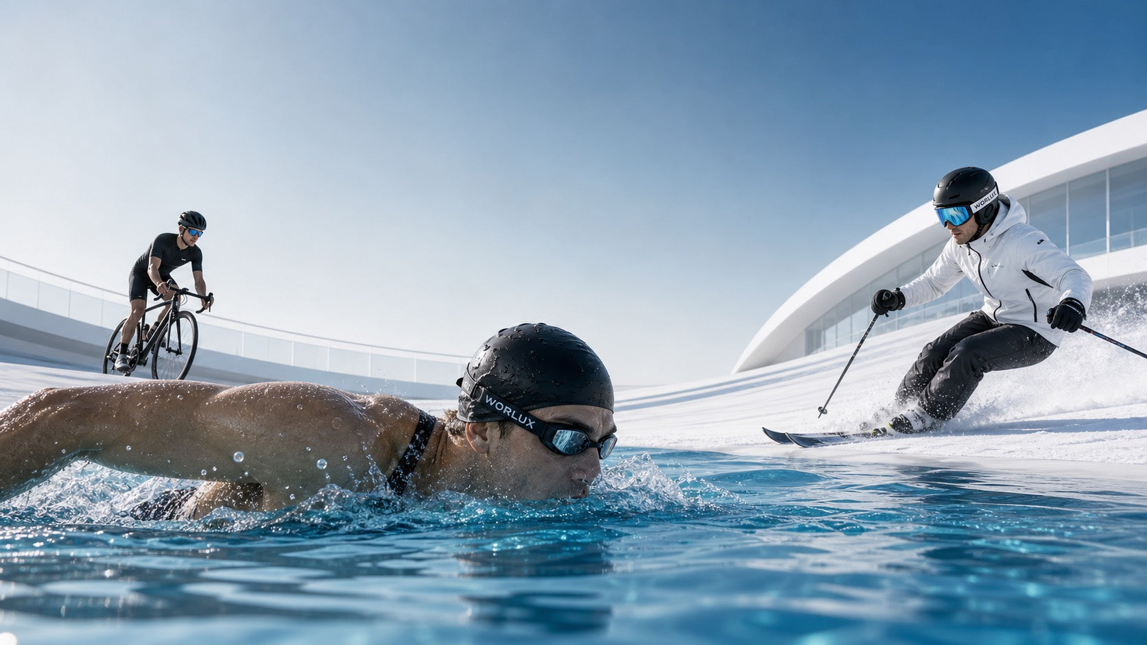 WORLUX minimal sports facility hero image