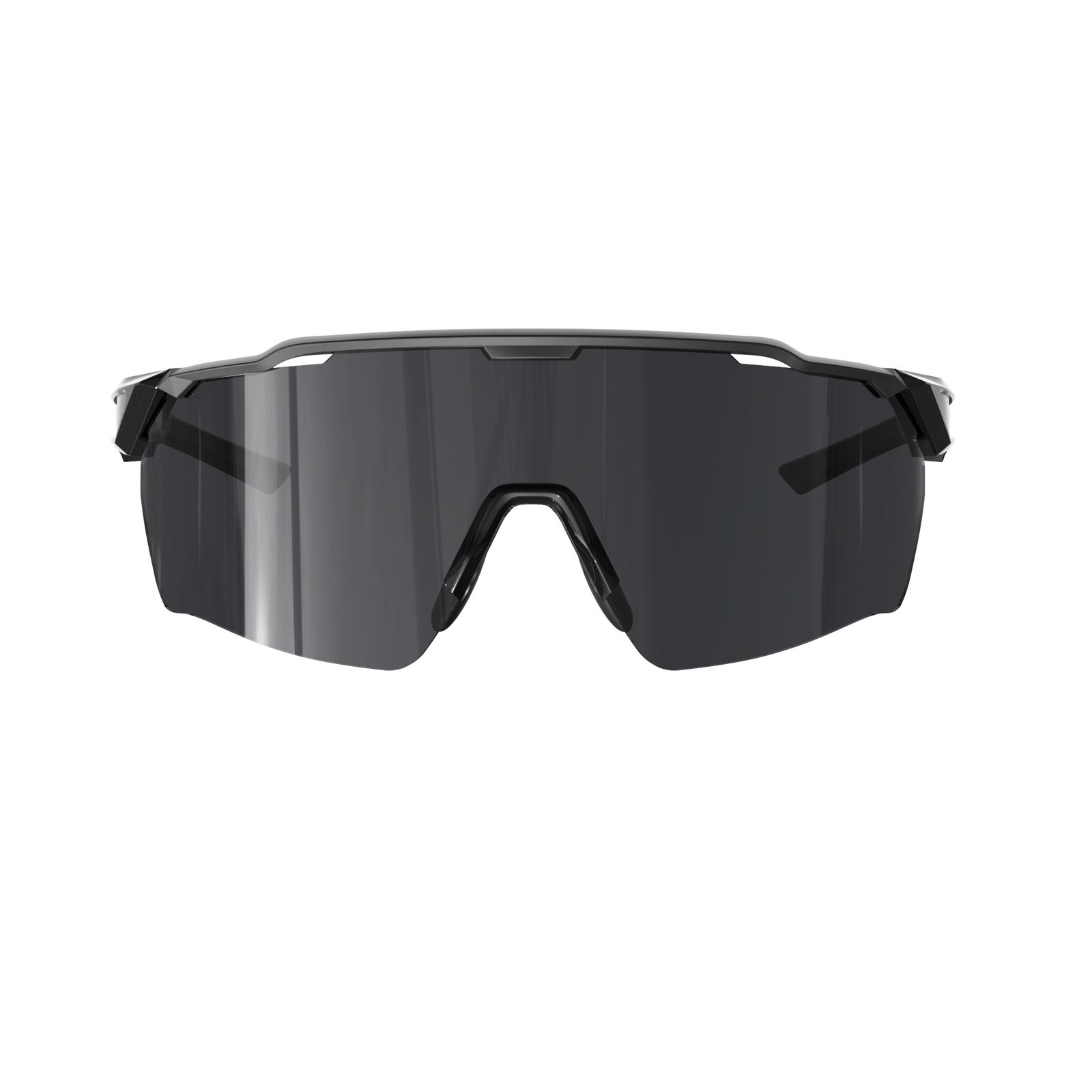 KC02-03 C1 Matte Textured Black (upper frame) — front view