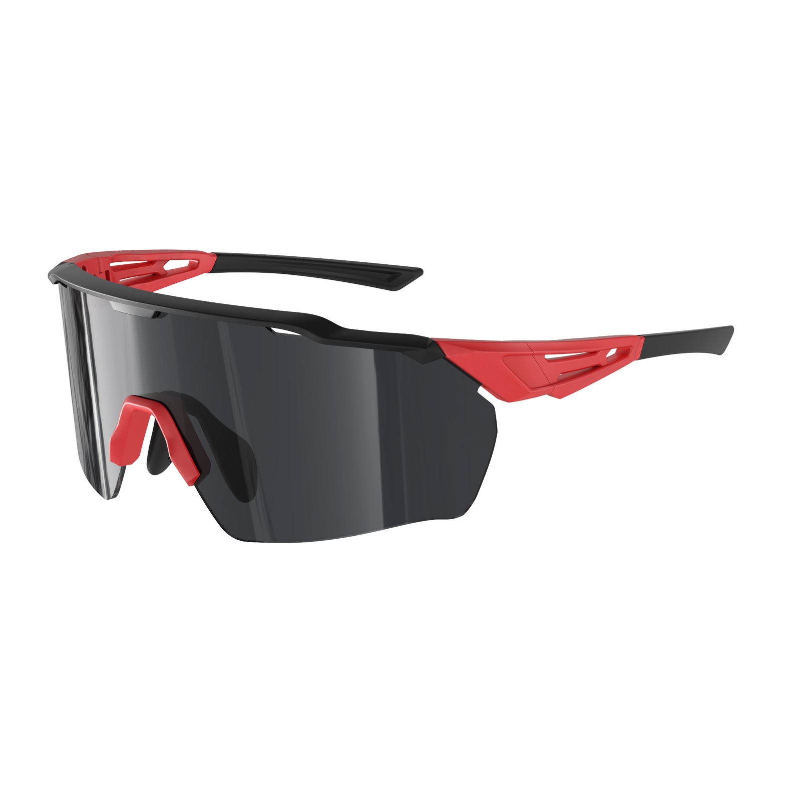 WORLUX KC02-03 — semi-rimless shield sunglasses