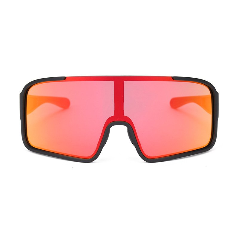 UY113 TR90 cycling goggles, front view with mirror lens