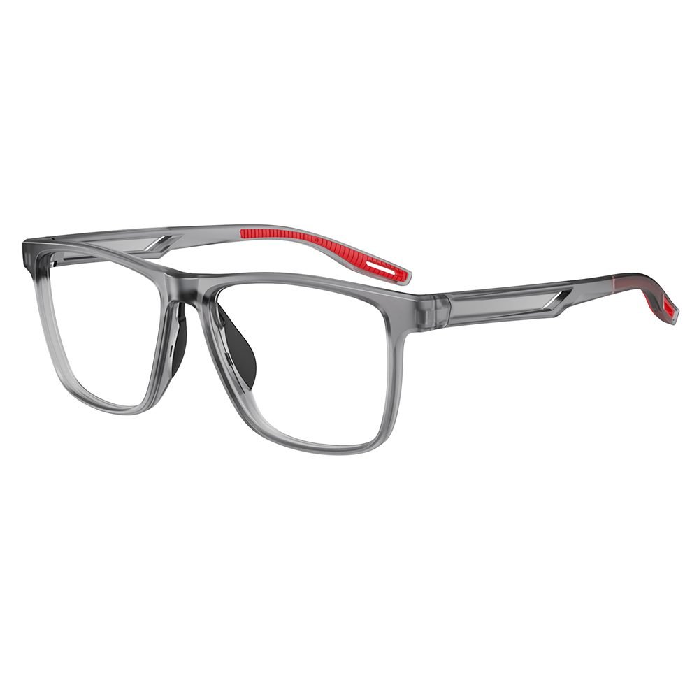 K502-04 C2 Matte Textured Transparent Grey — 45° view