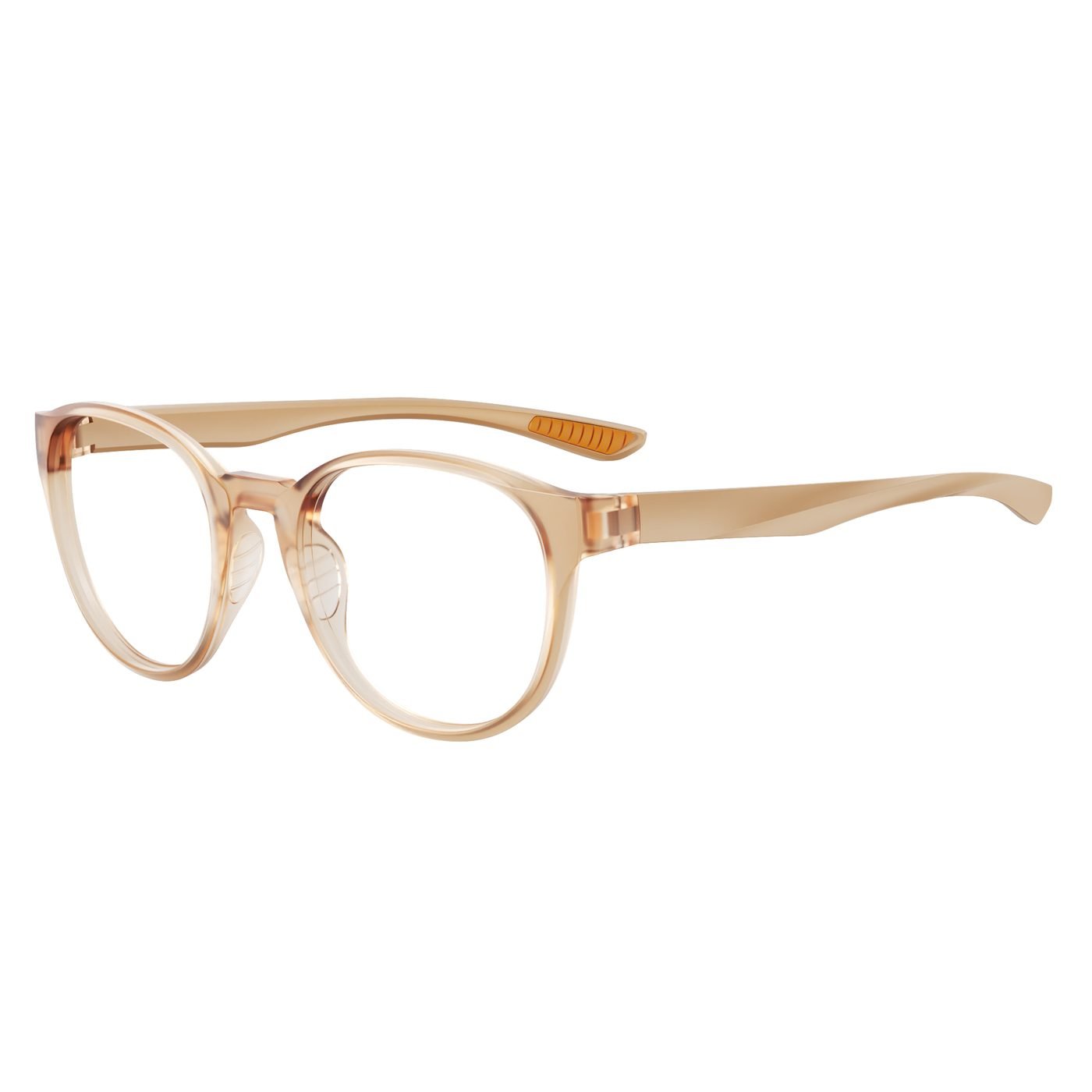 K505-15 C5 Matte Textured Transparent Mocha — 45° view