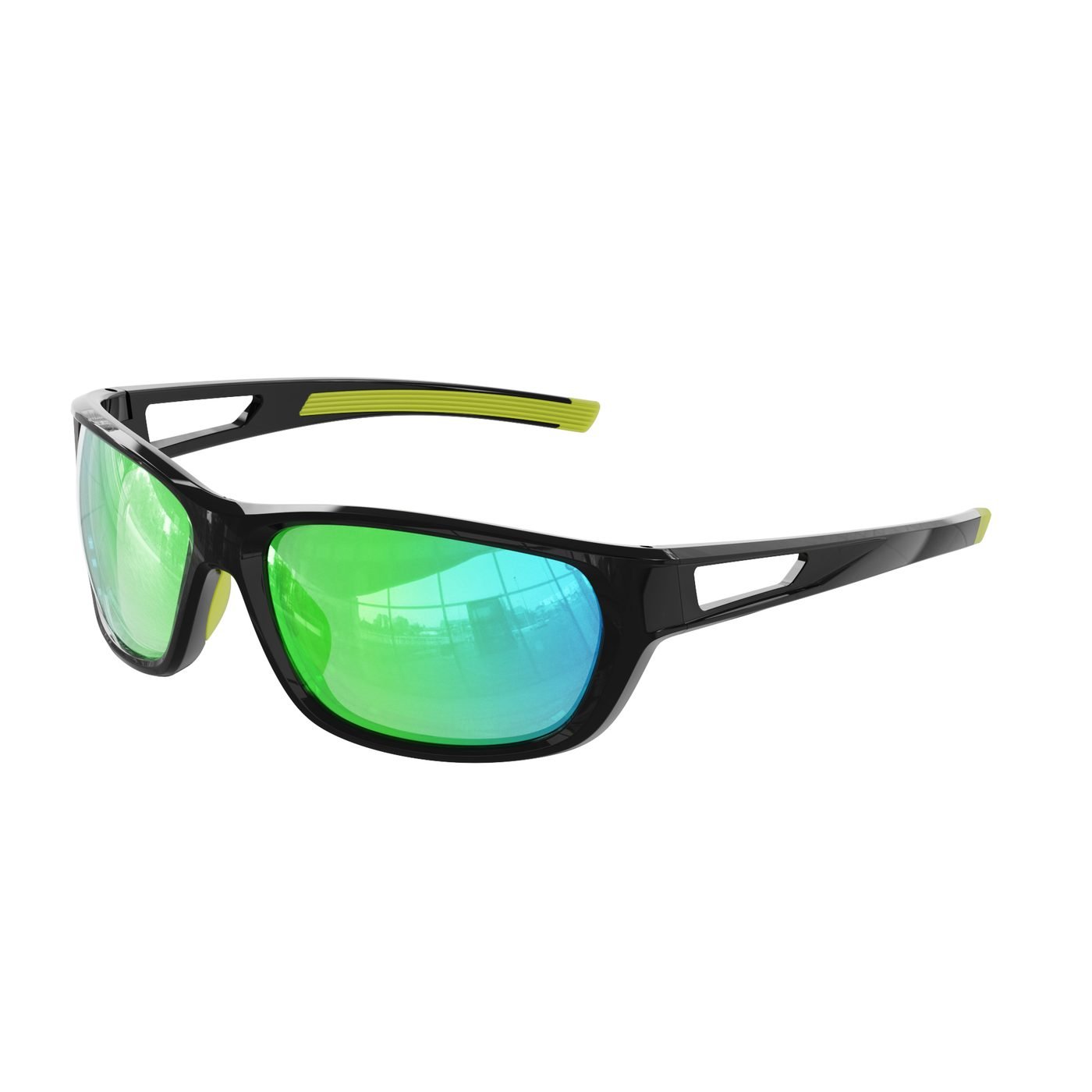 KA06-12 P1 Glossy Black — 45° view