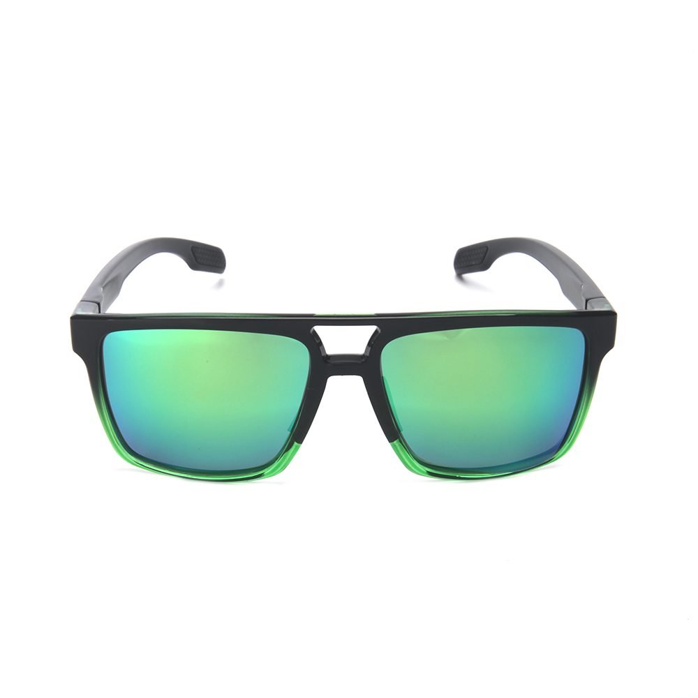 KB05-12 C2 Glossy Transparent Green to Black Gradient — 45° view