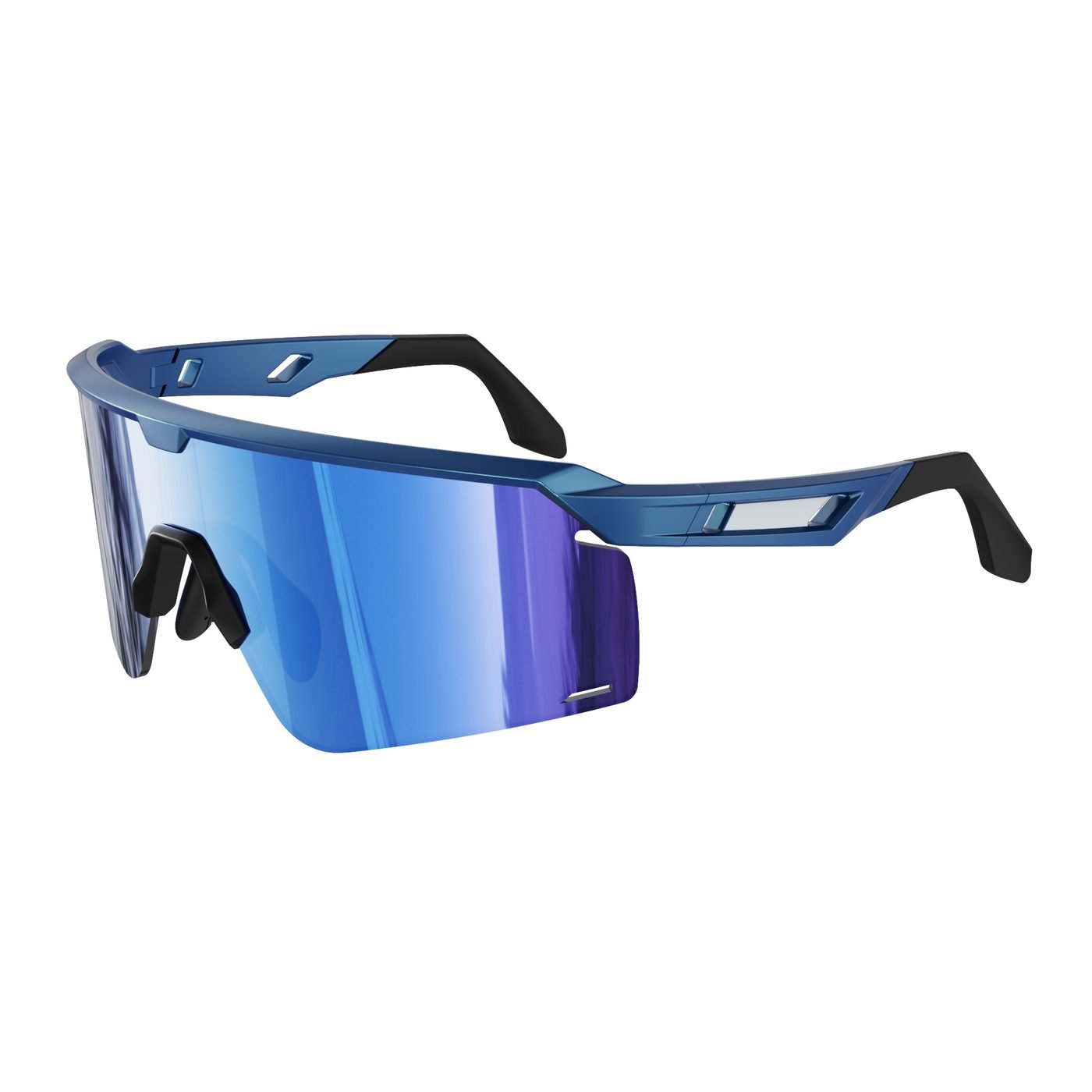 KC01-01 C7 Matte Metallic Royal Blue — 45° view