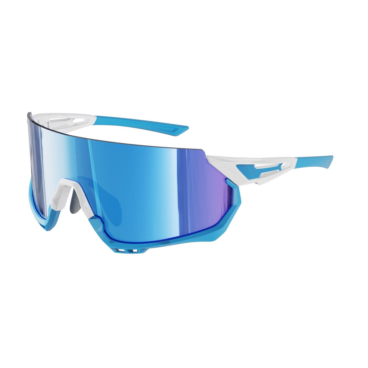 KC02-04 C3 Matte Solid Blue — 45° view