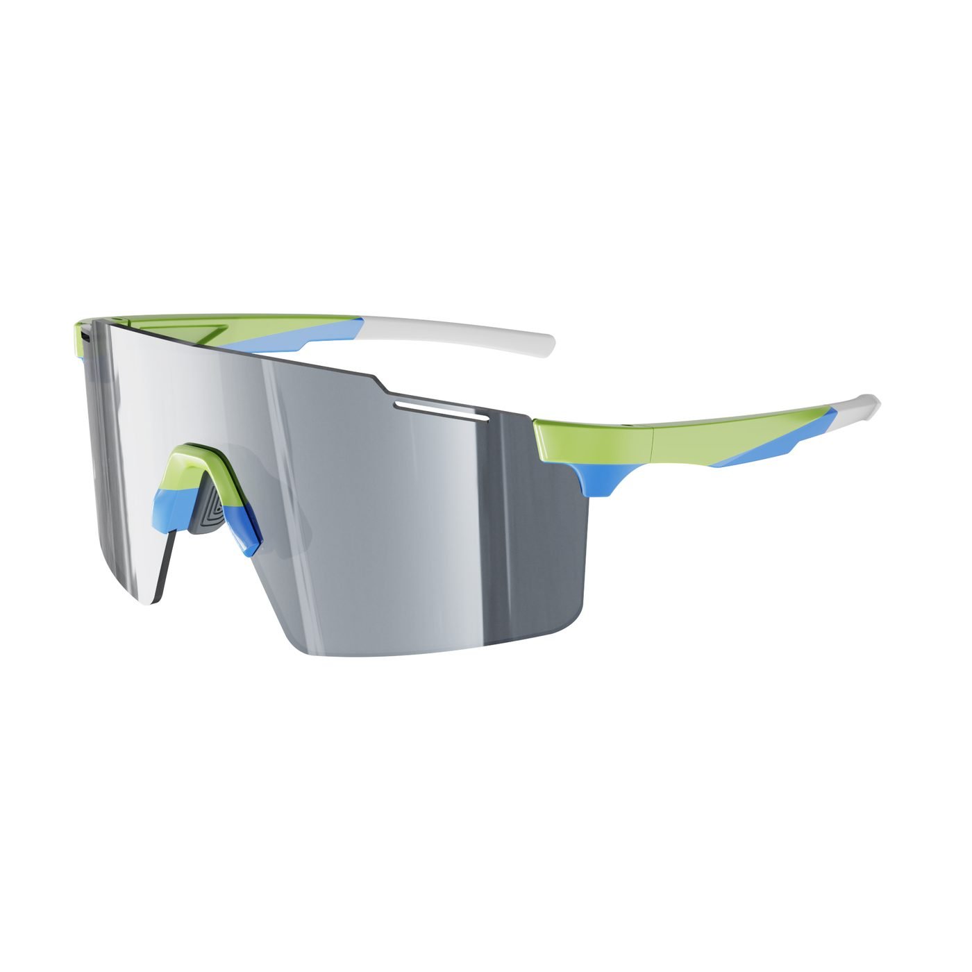 KC03-06 C4 Matte Metallic Grass Green / Blue — 45° view