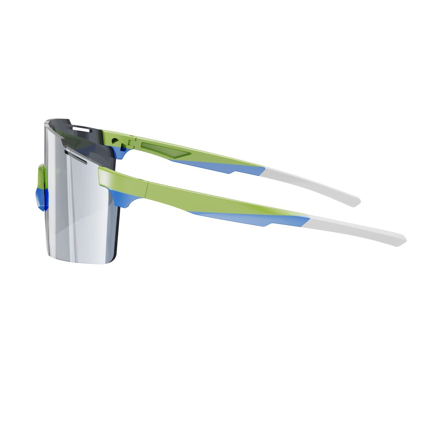 KC03-06 C4 Matte Metallic Grass Green / Blue — rear view