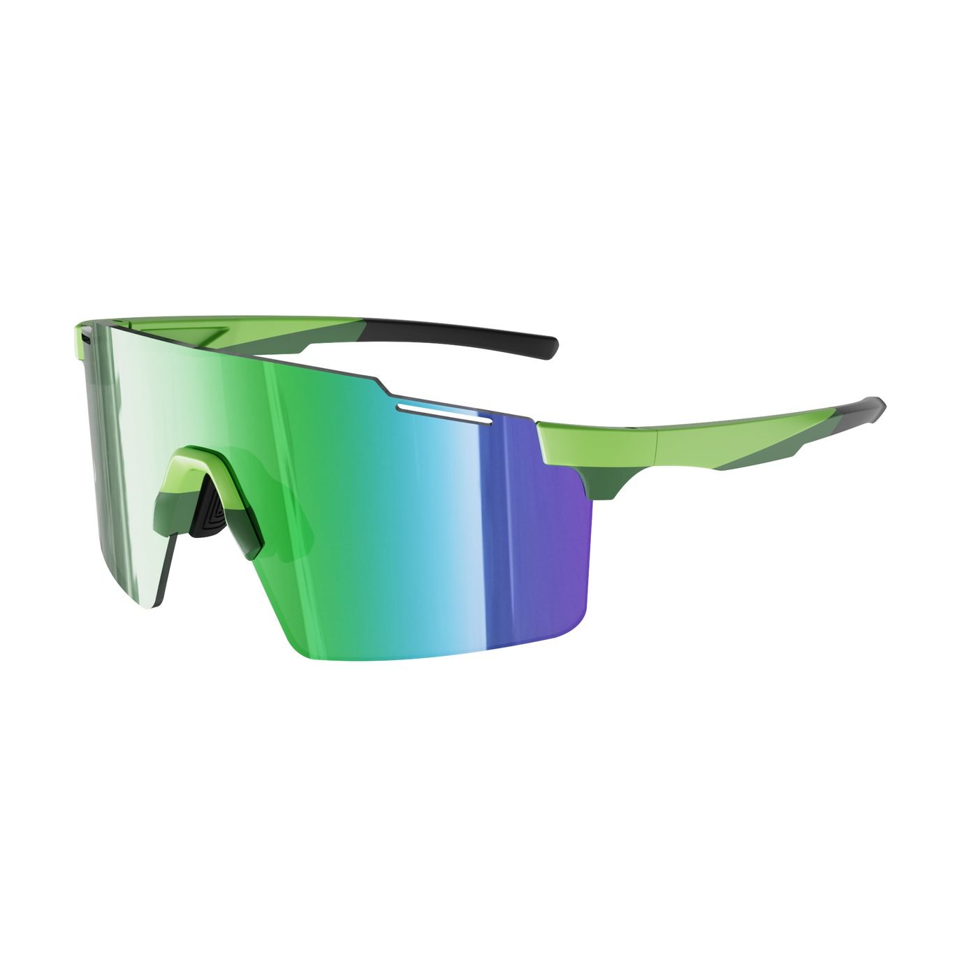 KC03-06 C6 Matte Textured Grass Green / Deep Green — 45° view