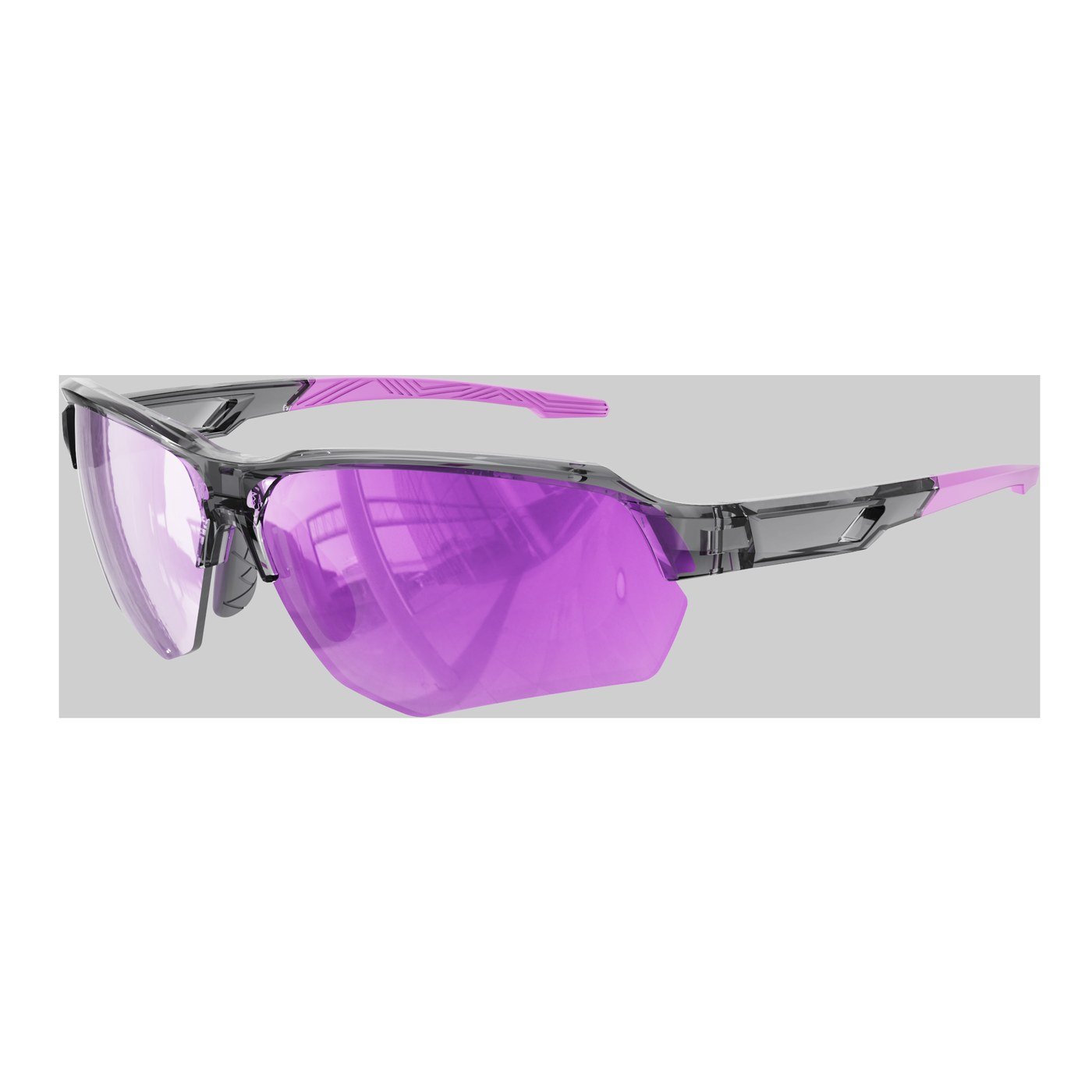 KD03-03 C3 Glossy Black-Pink — 45° view