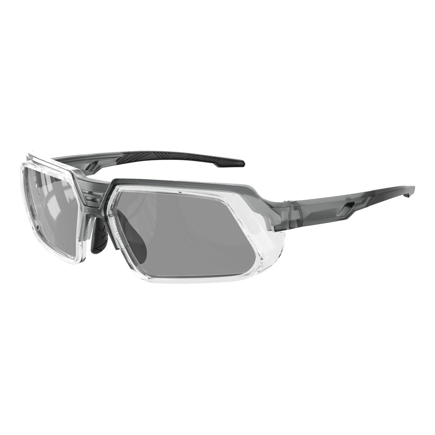 KL06-02 C6 Matte Transparent Grey — 45° view
