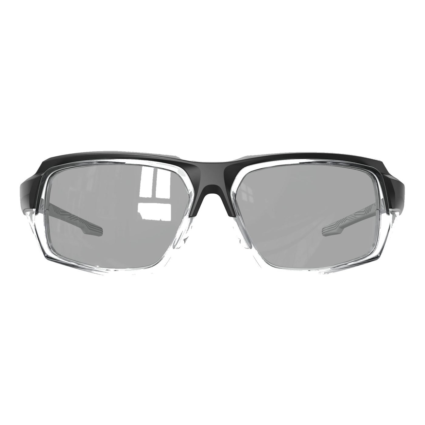 KL06-03 C3 Matte Black / Transparent — front view