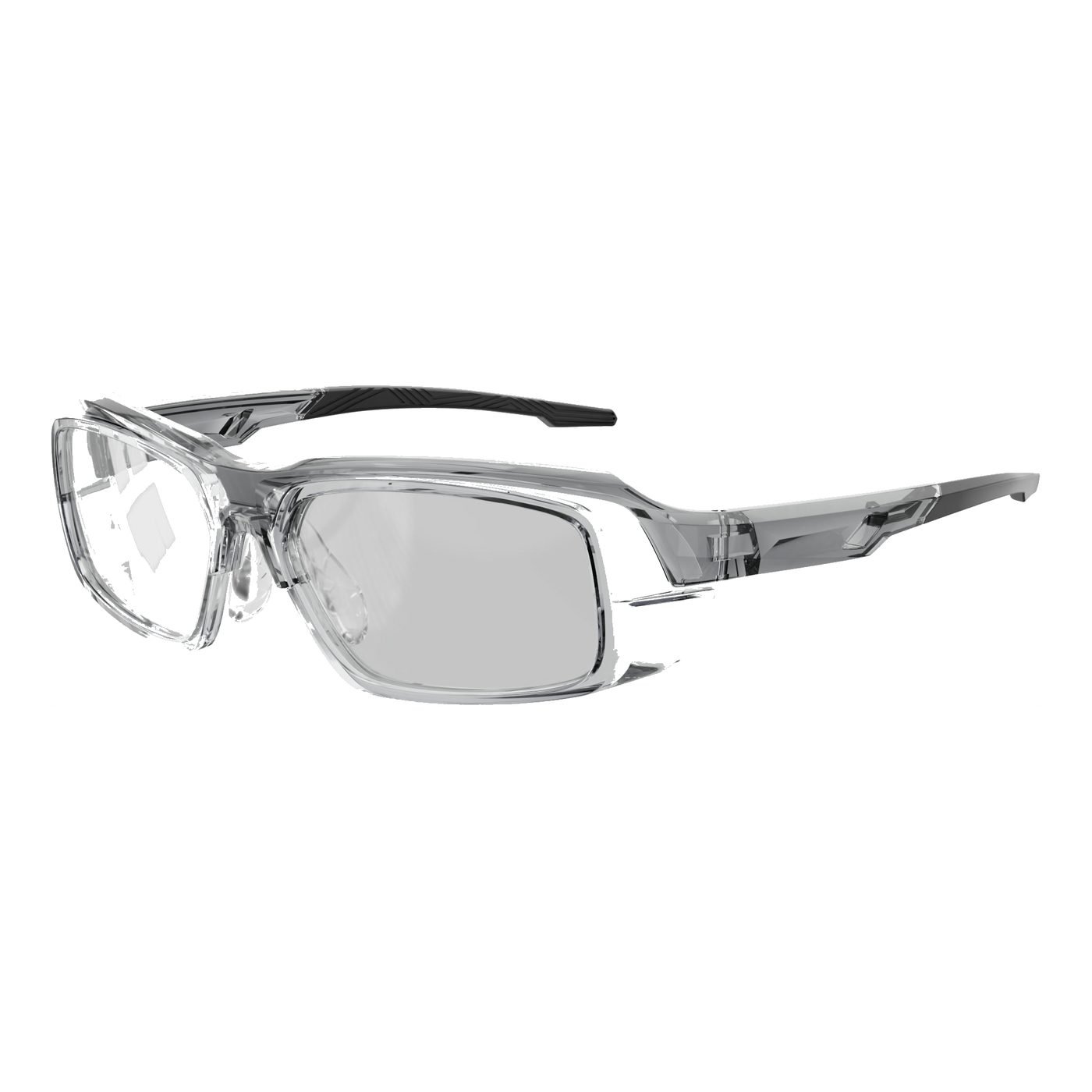 KL06-05 C3 Matte Transparent Grey — 45° view