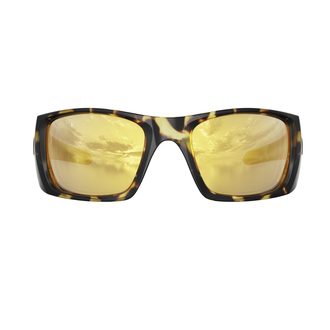 KM-Y216 C2 Matte Transparent Tortoise — front view