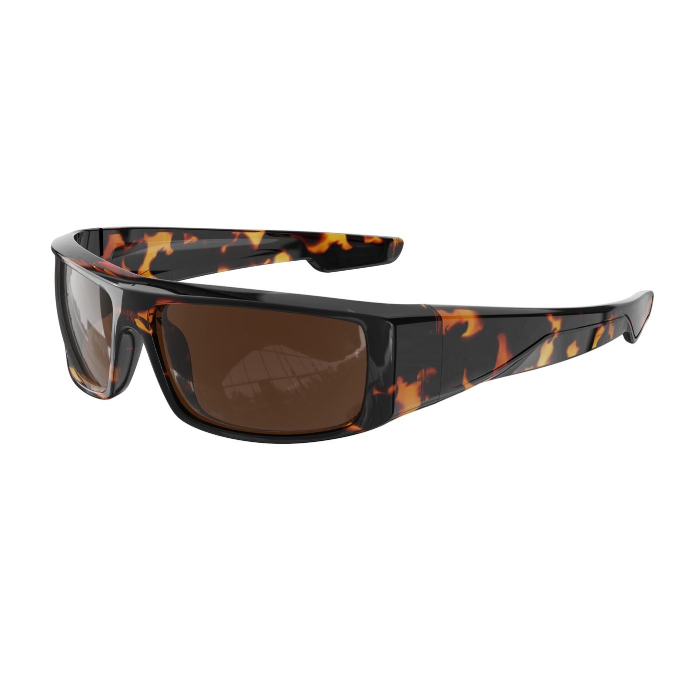 KM-Y273 C3 Glossy Transparent Tortoise — 45° view