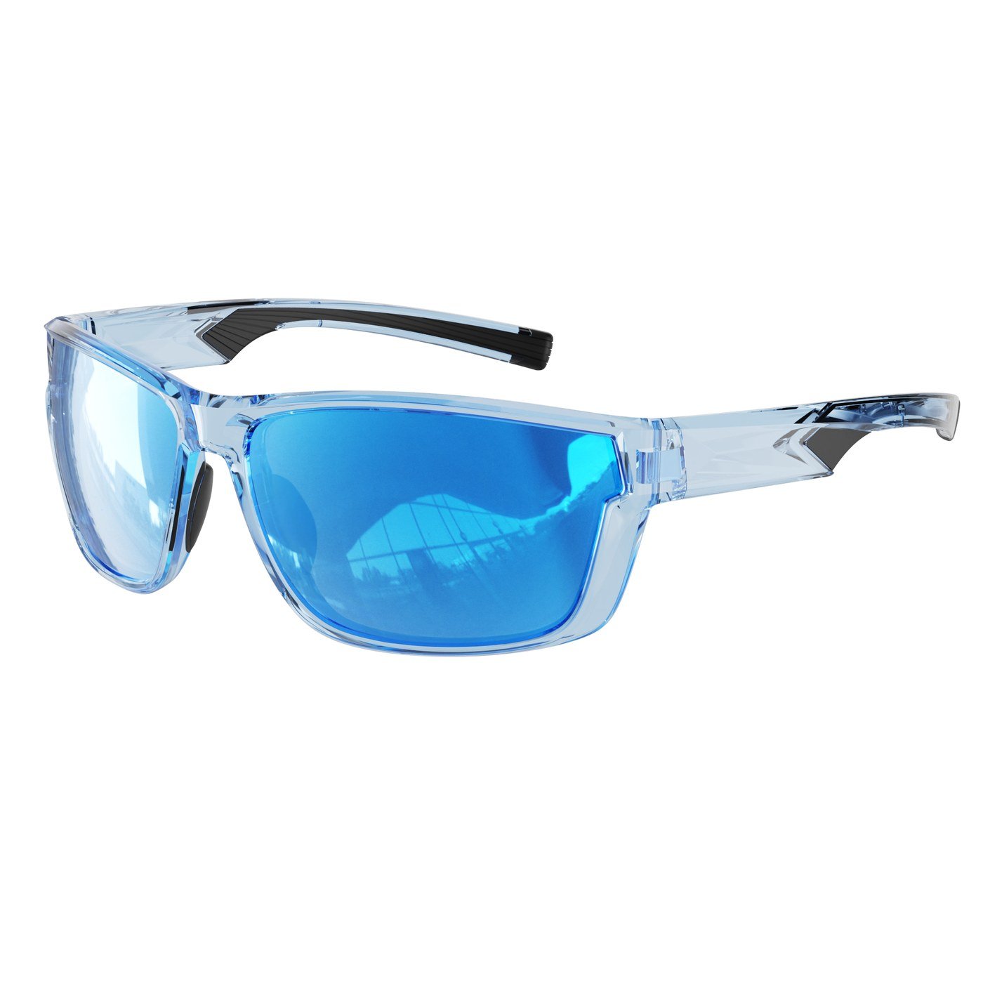 KM-Y328 C3 Glossy Transparent Blue — 45° view