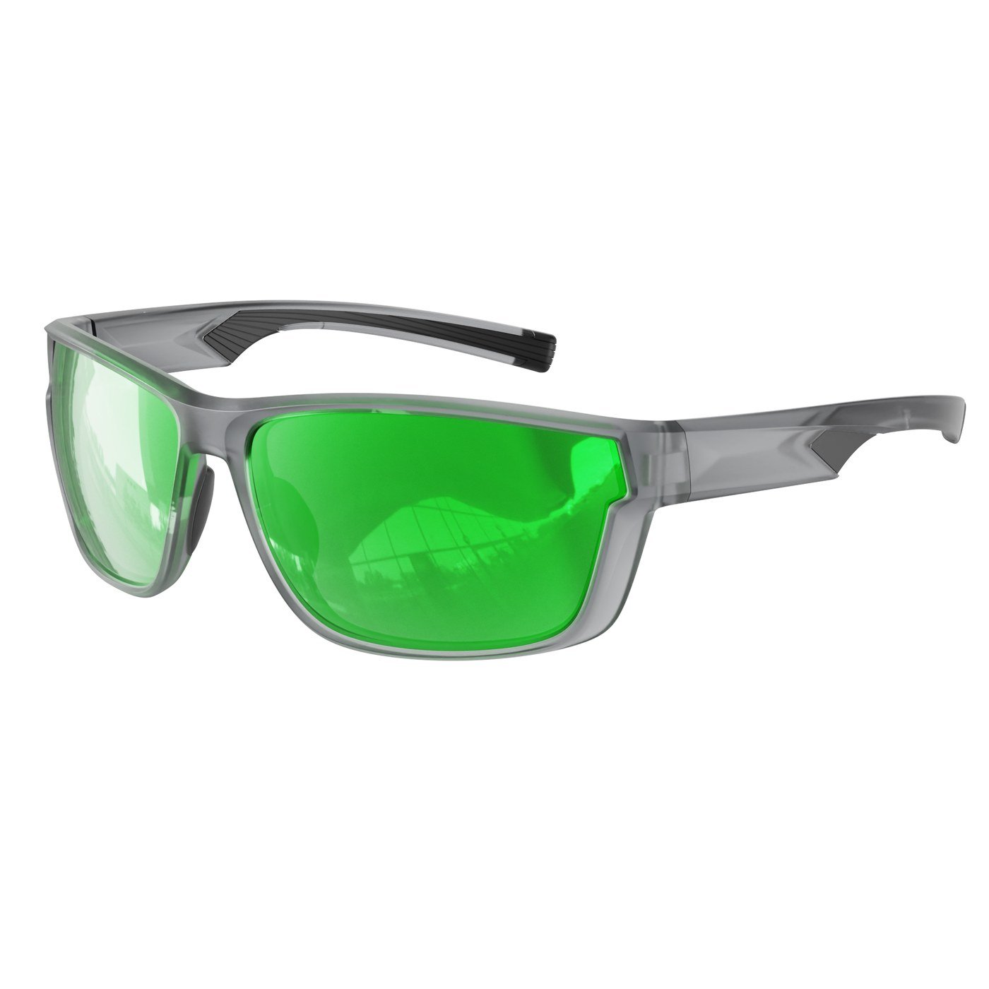 KM-Y328 C5 Matte Transparent Dark Grey — 45° view