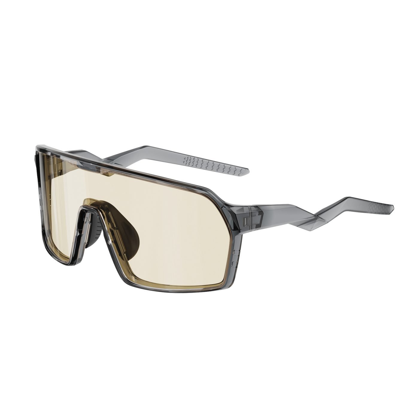KN-Y262 C2 Matte Transparent Dark Grey — 45° view