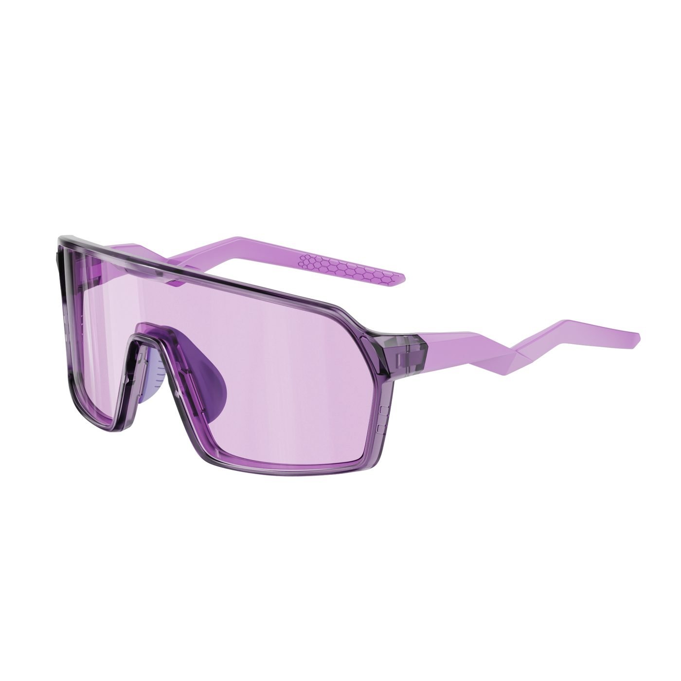 KN-Y262 C4 Glossy Transparent Violet — 45° view