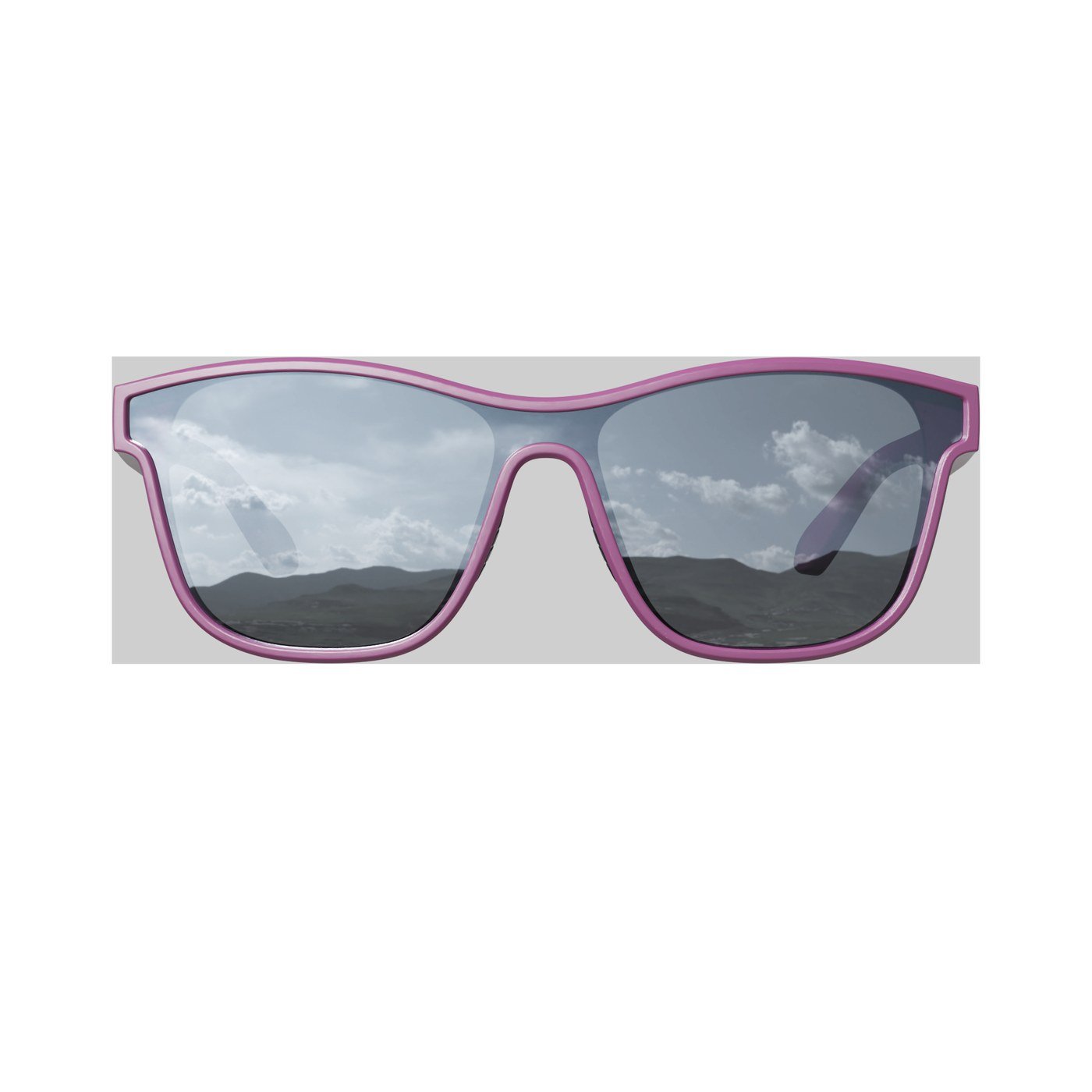 KR02-02 C2 Glossy Transparent Pink — 45° view