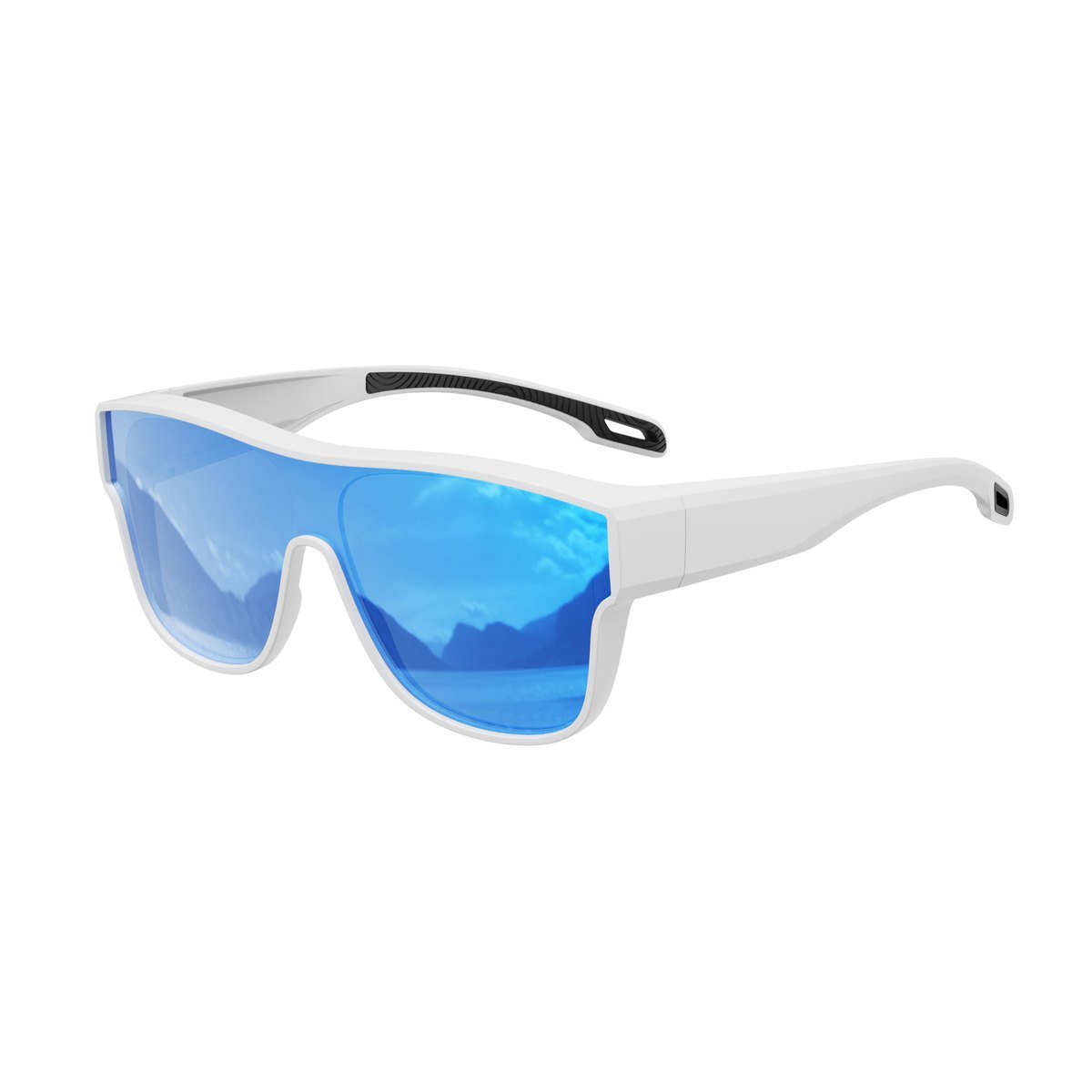 KT01-02 C3 Matte white Ice Blue mirror